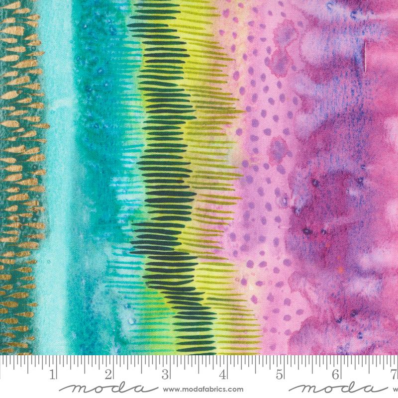 Coming Up Roses - Rainbeau Stripes Watercolor (Rainbow)