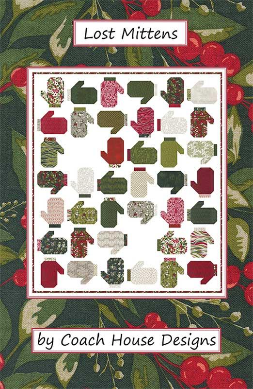 Lost Mittens Pattern Quilt Kit with Pine Valley