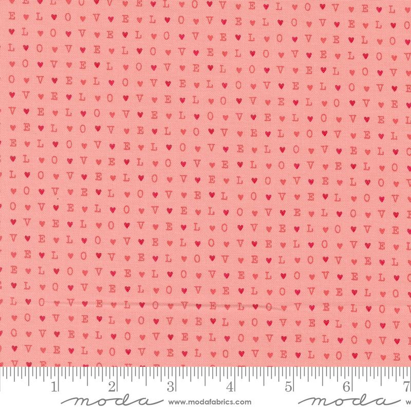Love Blooms - LOVE Text and Words Love Blush
