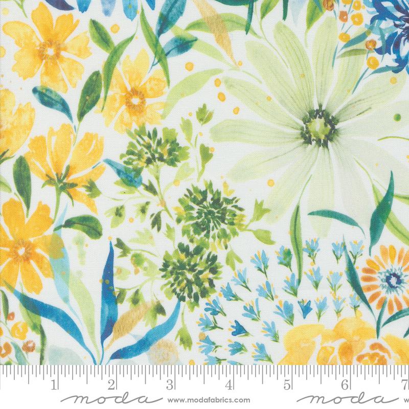 Sunshine & Blue Skies - Sunny Days Florals Watercolor Cloud