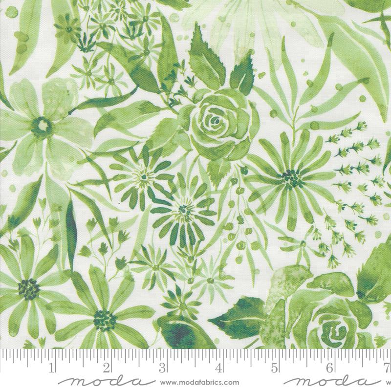 Sunshine & Blue Skies - True Blue Florals Watercolor Grass
