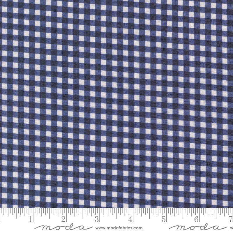 Farm And Garden - Gingham Checks and Plaids Indigo