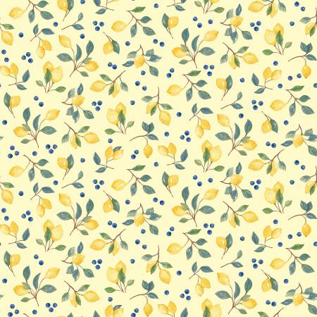 SE Squeeze the Day - Yellow Lemons and Blueberries