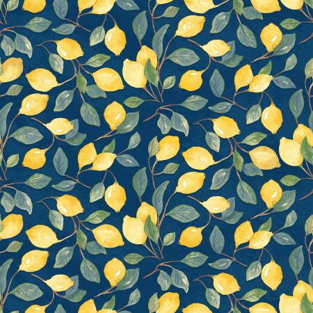 SE Squeeze the Day - Navy Lemon Branches