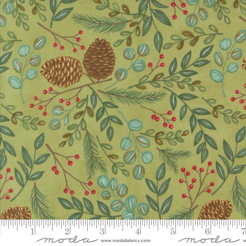Winter Friends - Woodland Greenery Landscape and Nature Leaves Pine Cones Holly