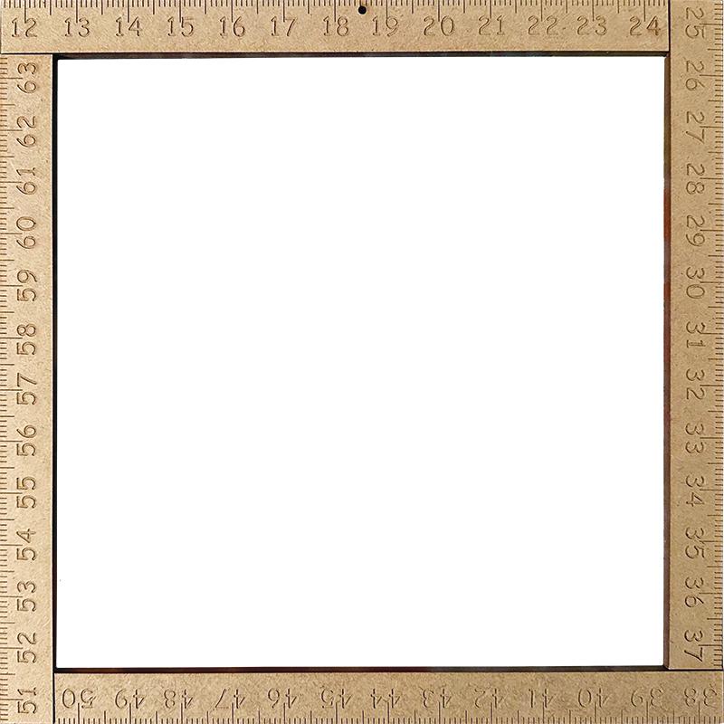 Wood Frame Ruler 10" RLR