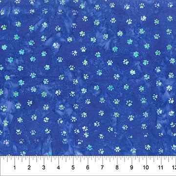 Meow Meow - Kitty Paws Cobalt Blue