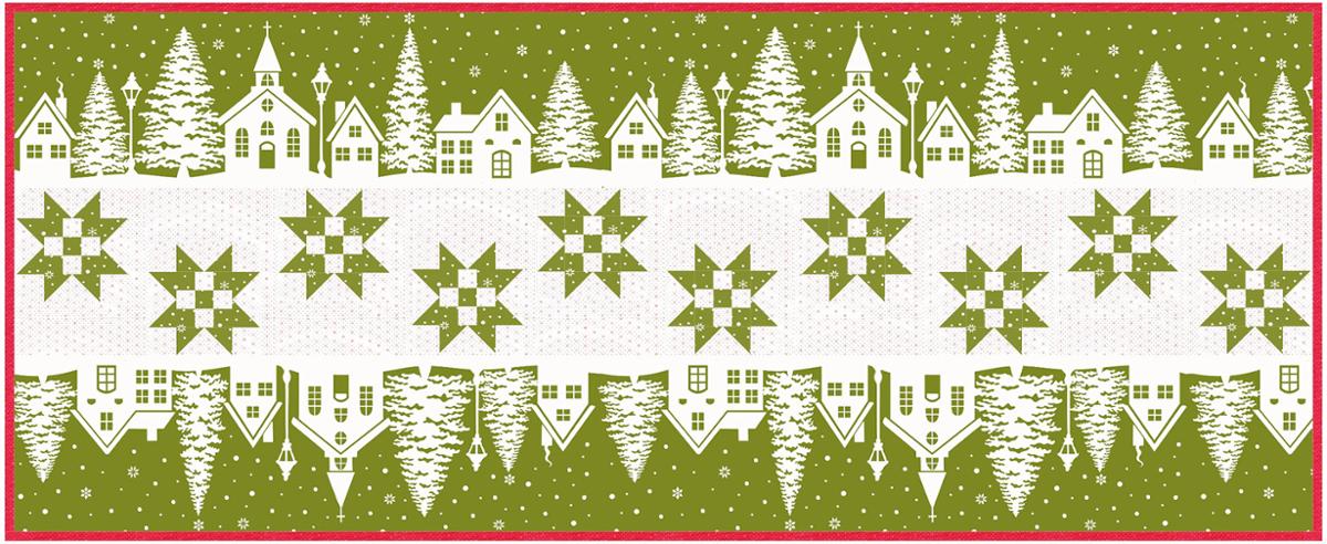 Christmas Village Runner Pattern