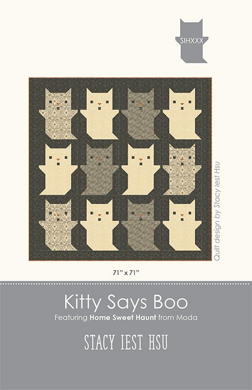 Kitty Says Boo Pattern (featuring Home Sweet Haunt collection)