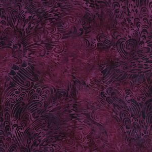 Peacock Plumes - Paisley Feather Dark Iris