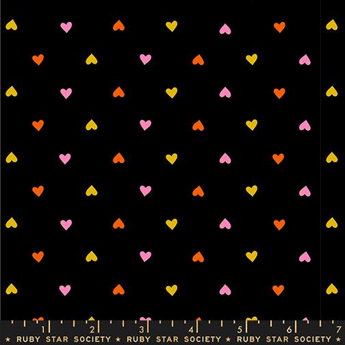 Trinketry - Hearts Basics Retro Playful Childrens Black