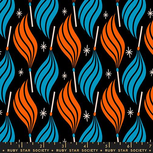 Trinketry - Lit Novelty Flame Retro Matches Black