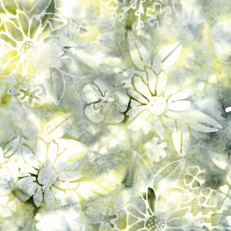 Frosted Foliage -Multi Green Yellow Glacier