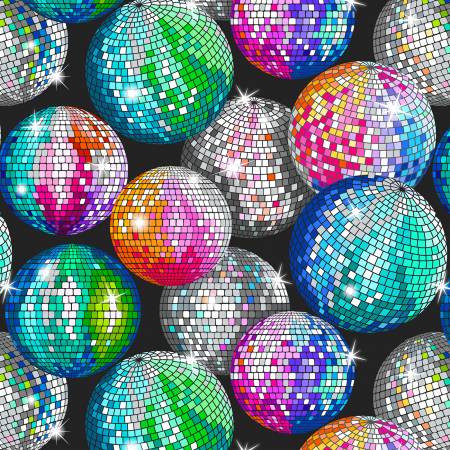 Disco! - Multi Disco Balls with Silver Metallic
