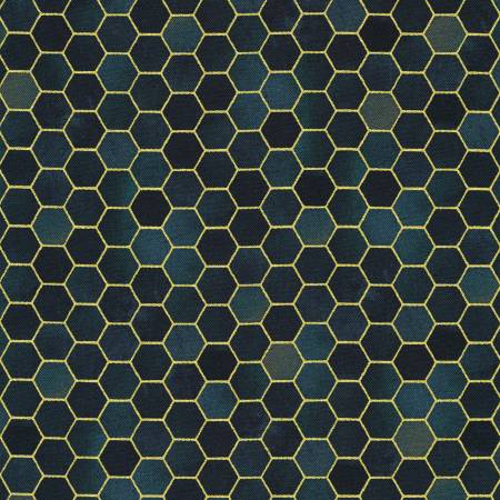 Golden Vibes - Hexagon Onyx w/Metallic