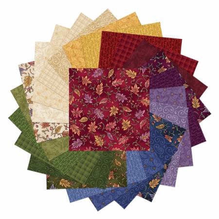 Autumn Breeze - 10in Squares, 42pcs/bundle