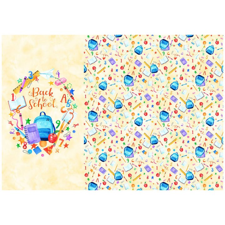 Celebrate the Seasons Aug Back To School 43" x 63"