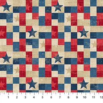 American Heartland - Beige Multi Patchwork