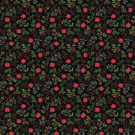 Snowed In Berries Black