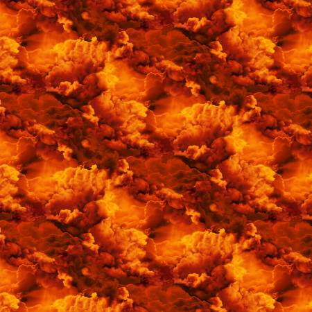 Orange Dragon Fire Sky