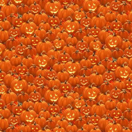 Fright Night - Orange Packed Jack O' Lantern