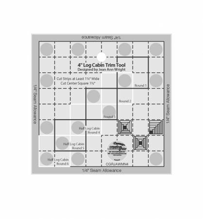 4" Log Cabin Trim Tool Creative Grids