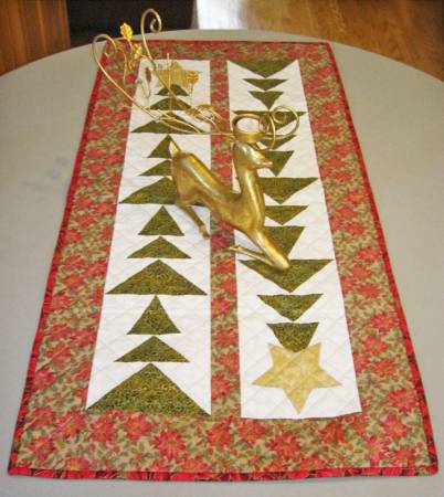 Tall Trees Christmas Table Runner Cut Loose Press