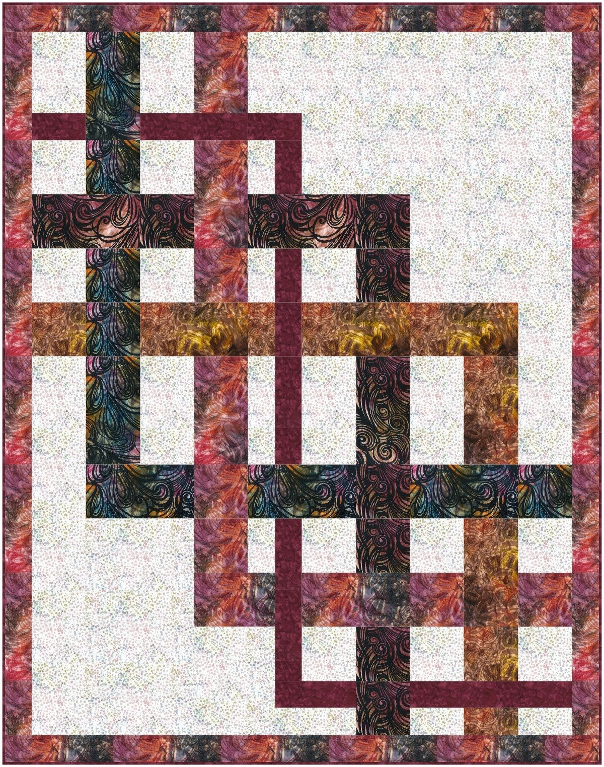 Cascade Quilt Kit Warm