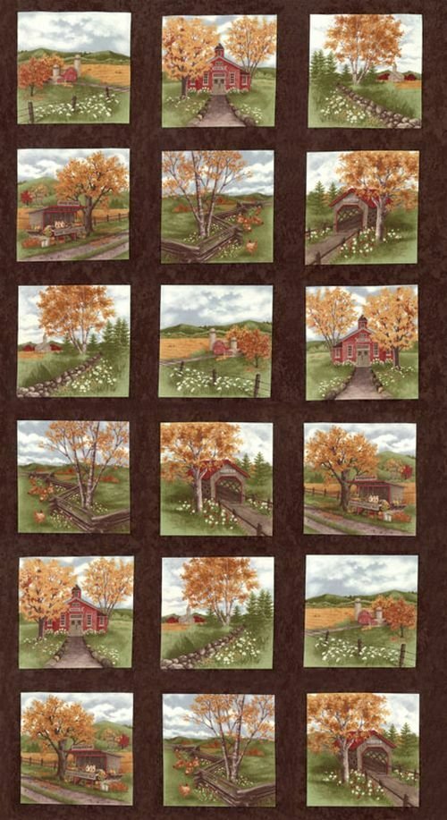 Country Road Panel by Moda