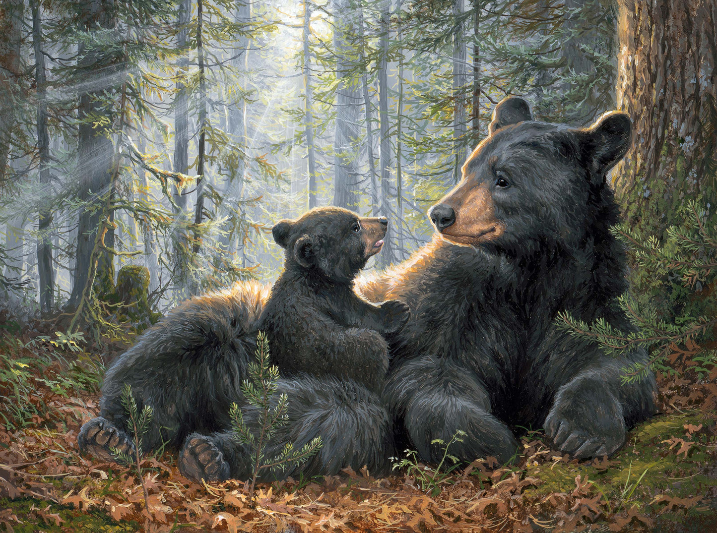 MAMA BEAR PANEL by Northcott