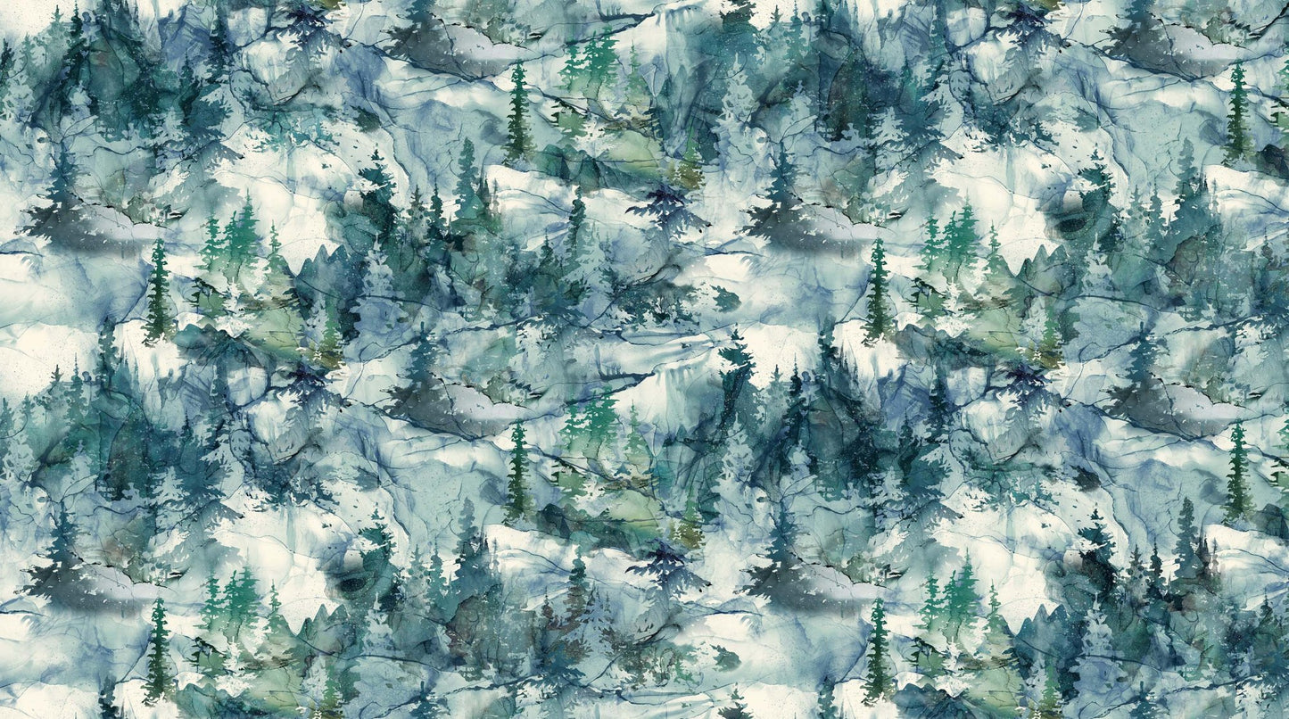 Northern Peaks - In The Woods Blue DP25168-48