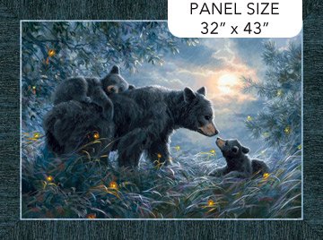 Moonlight Kisses - Dark Blue Panel