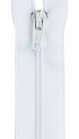 Lightweight Poly 1-Way Separating Zipper 10in White
