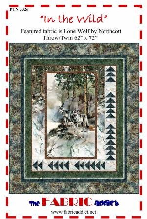 Lone Wolf-In the Wild Quilt Kit