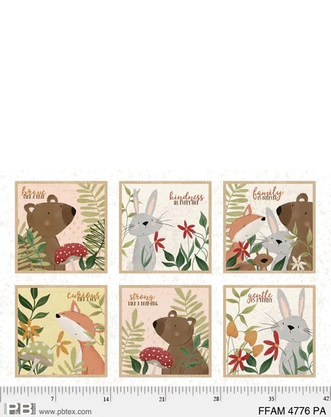 Forest Family - Animal Panel FAM4776
