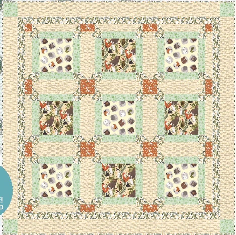 Forest Friends Quilt Kit
