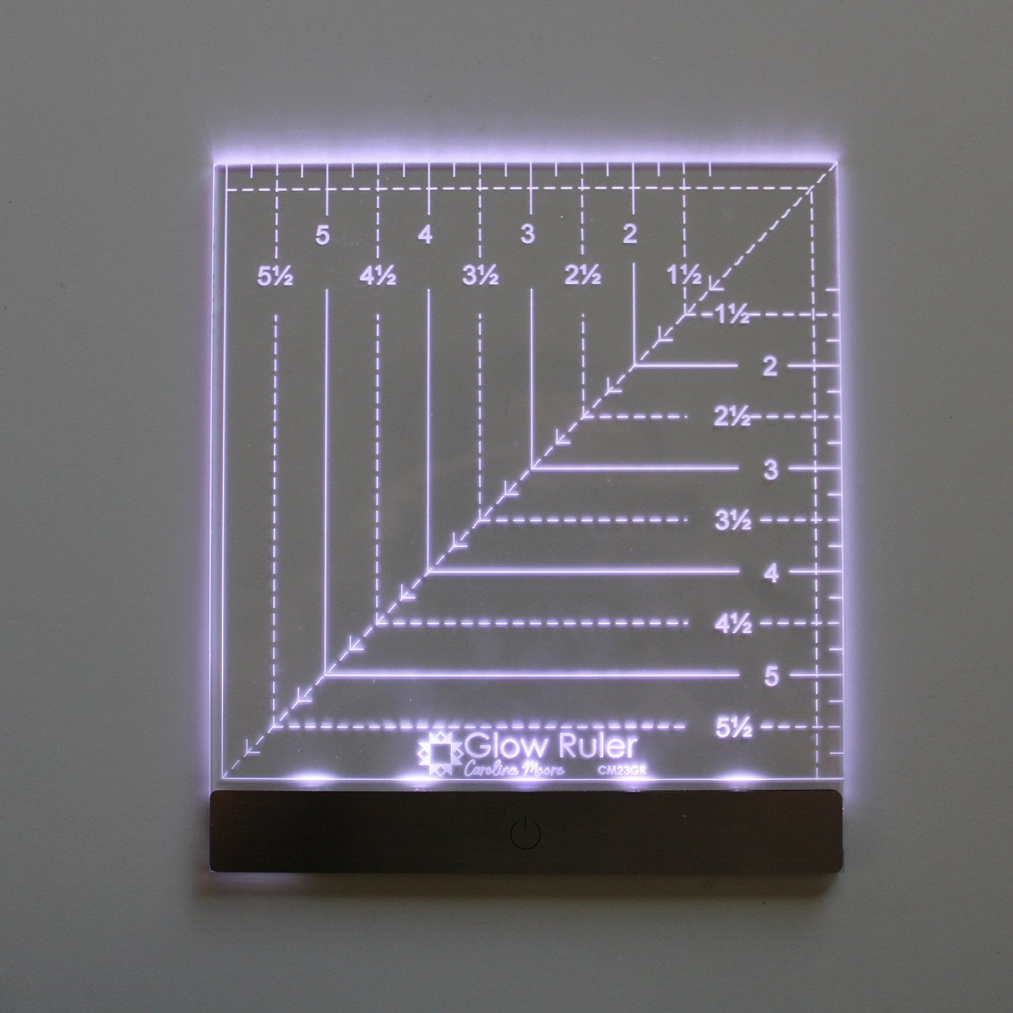 Glow Ruler 6.5" by Caroline Moore