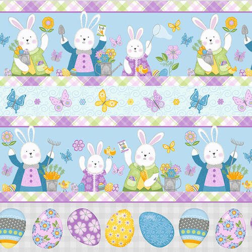 Happy Spring - Border Stripe