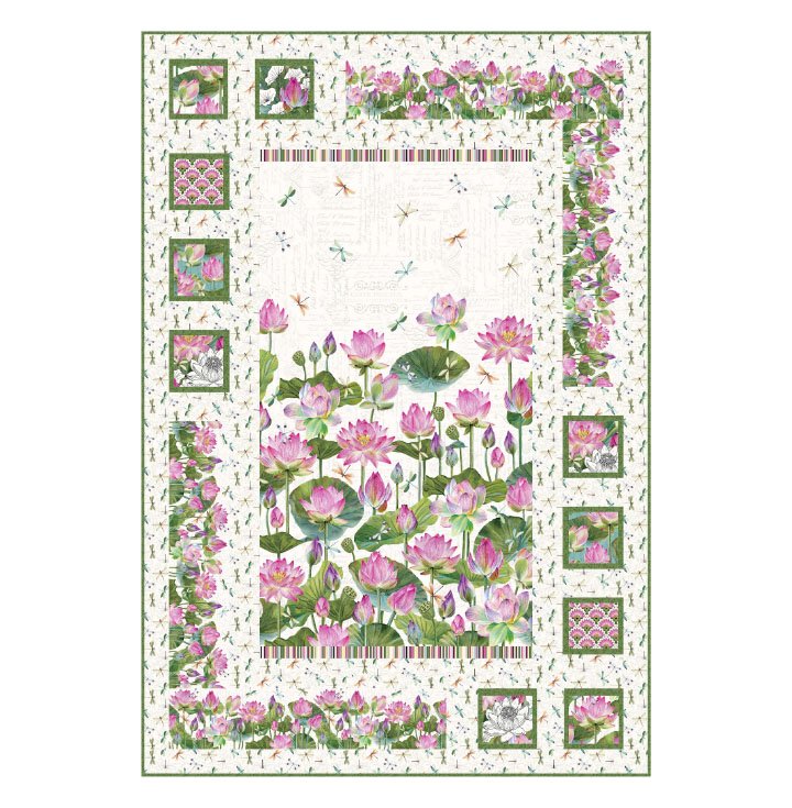 Oriental Harmony Quilt Kit
