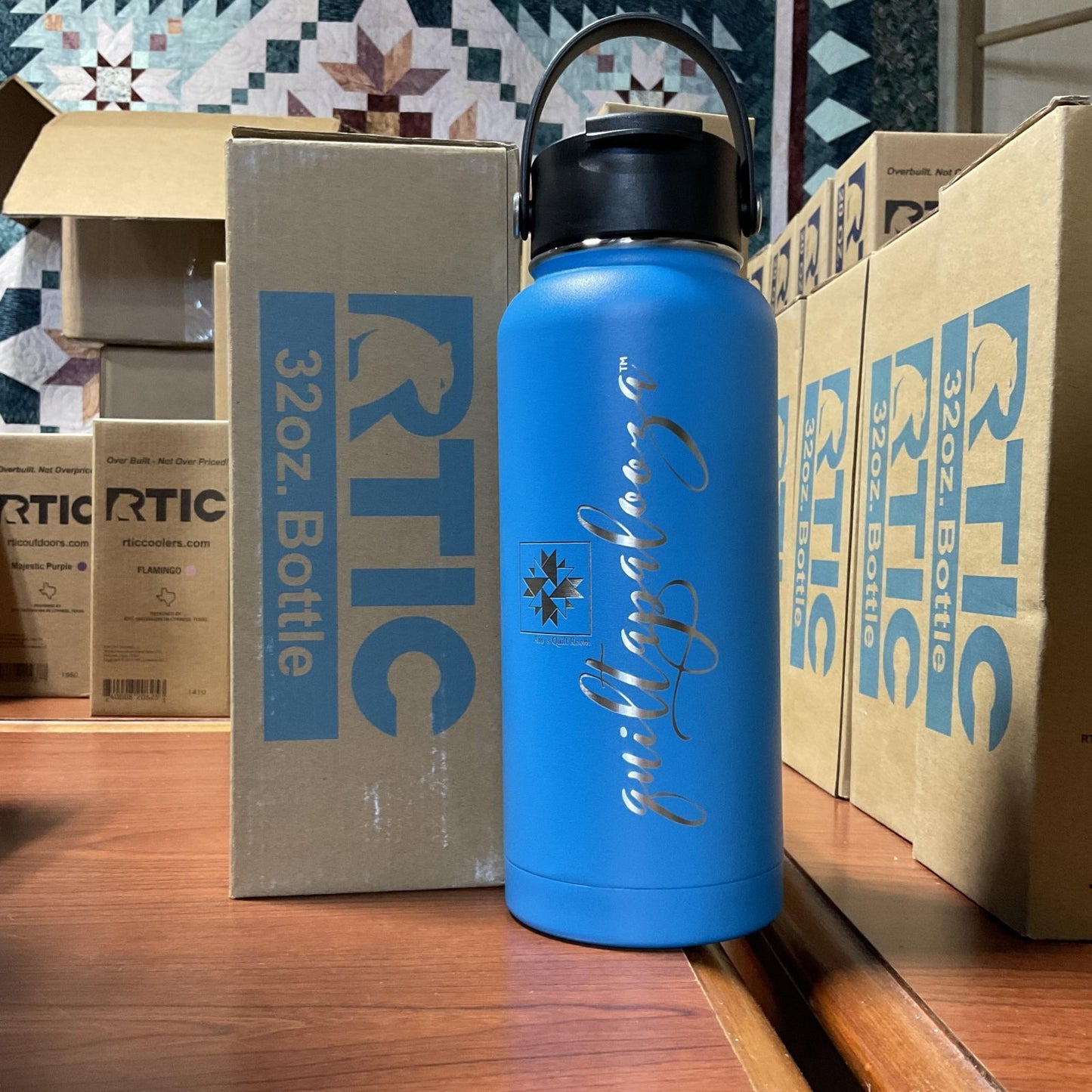 Quiltapalooza RTIC 32oz Water Bottle - various colors