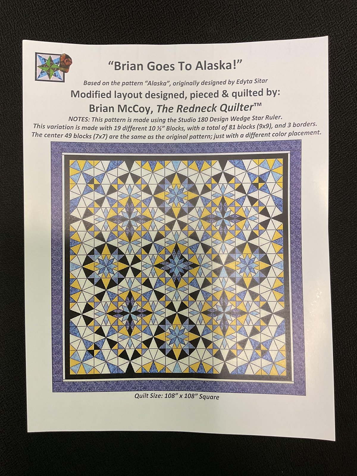 Brian Goes to Alaska! Pattern