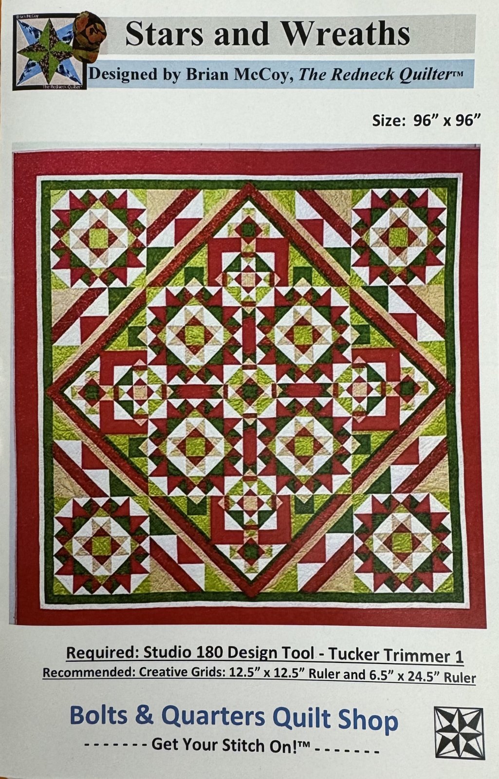 Stars and Wreaths Quilt Pattern
