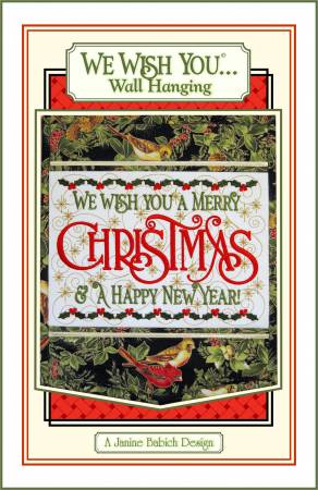 We Wish You Wall Hanging Pattern