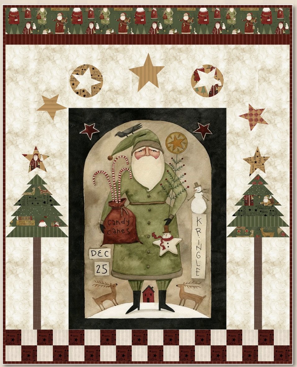 Kris Kringle Panel Quilt Kit