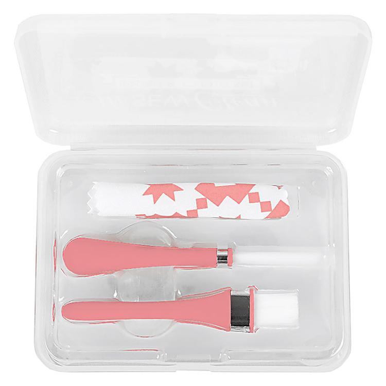 Oh Sew Clean Brush & Cloth Set ISE 759 (Pink)