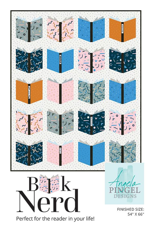 Book Nerd Pattern (featuring Story Book fabric collection)