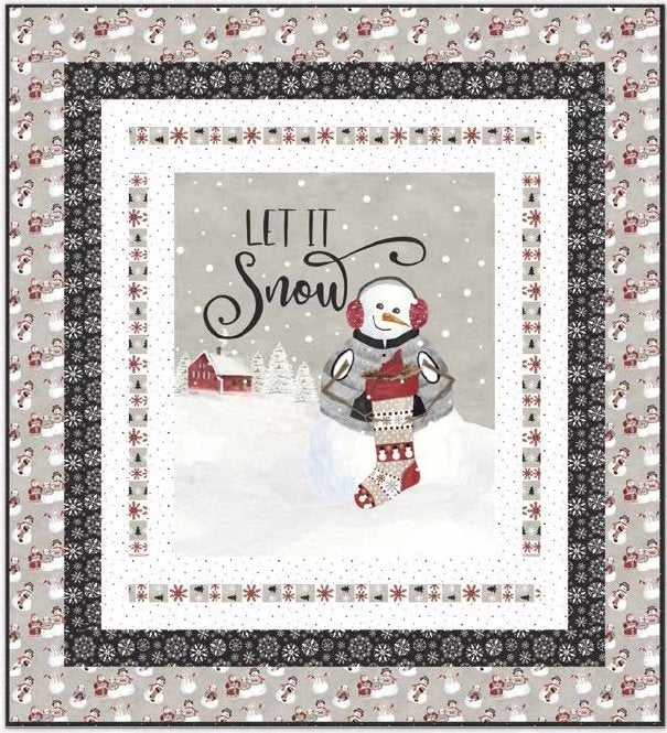 Let It Snow Panel Quilt Kit