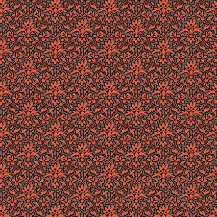 Web of Roses - Orange Print MAS10215-O