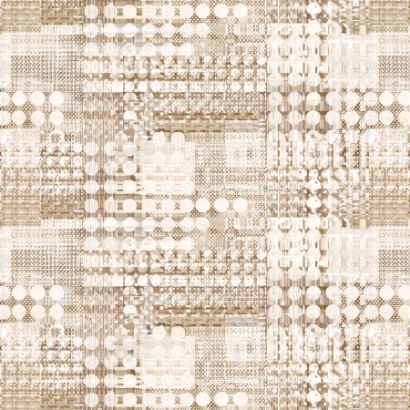 Modern Plaid Neutral - 108 Wide Backing