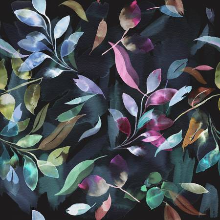 Tranquil Breeze - Dark Multi Mystical Leaves